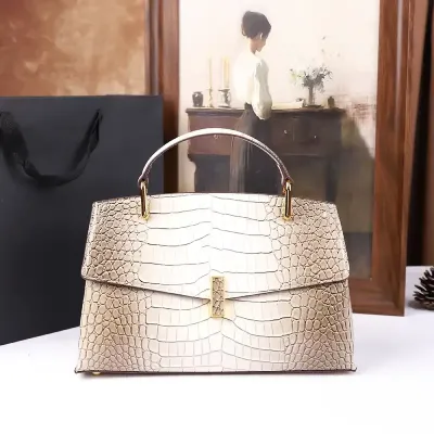  High-end Fashion crocodile Pattern Handbag